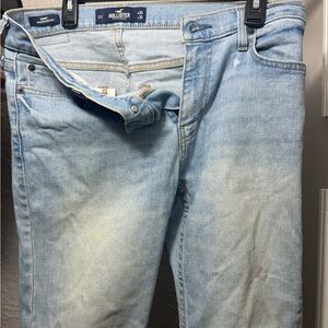 Hollister Men's Light Blue Skinny Jeans